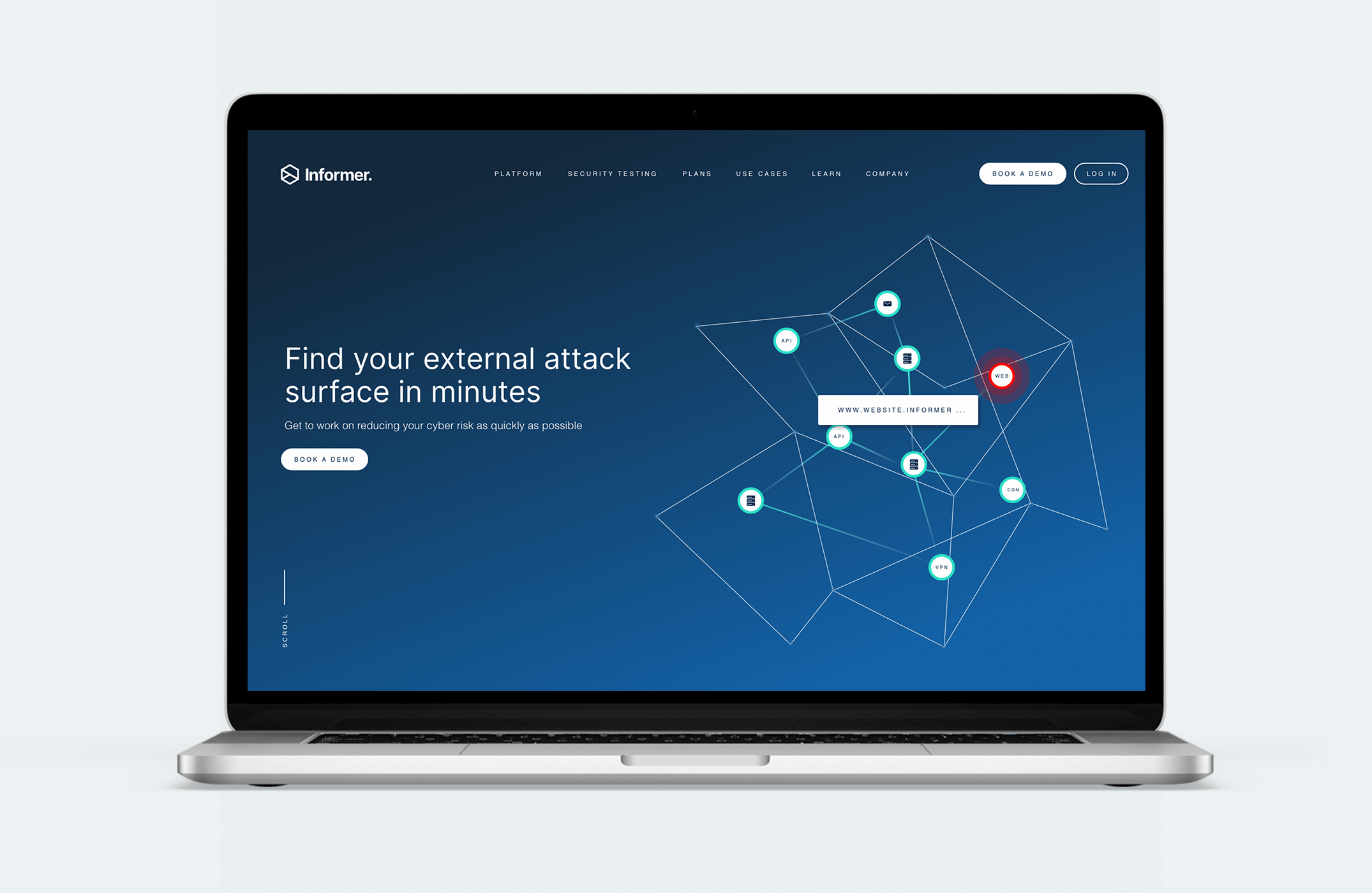saas marketing website